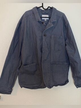 Goodfellow & Co Navy Lightweight Work Jacket Button Down